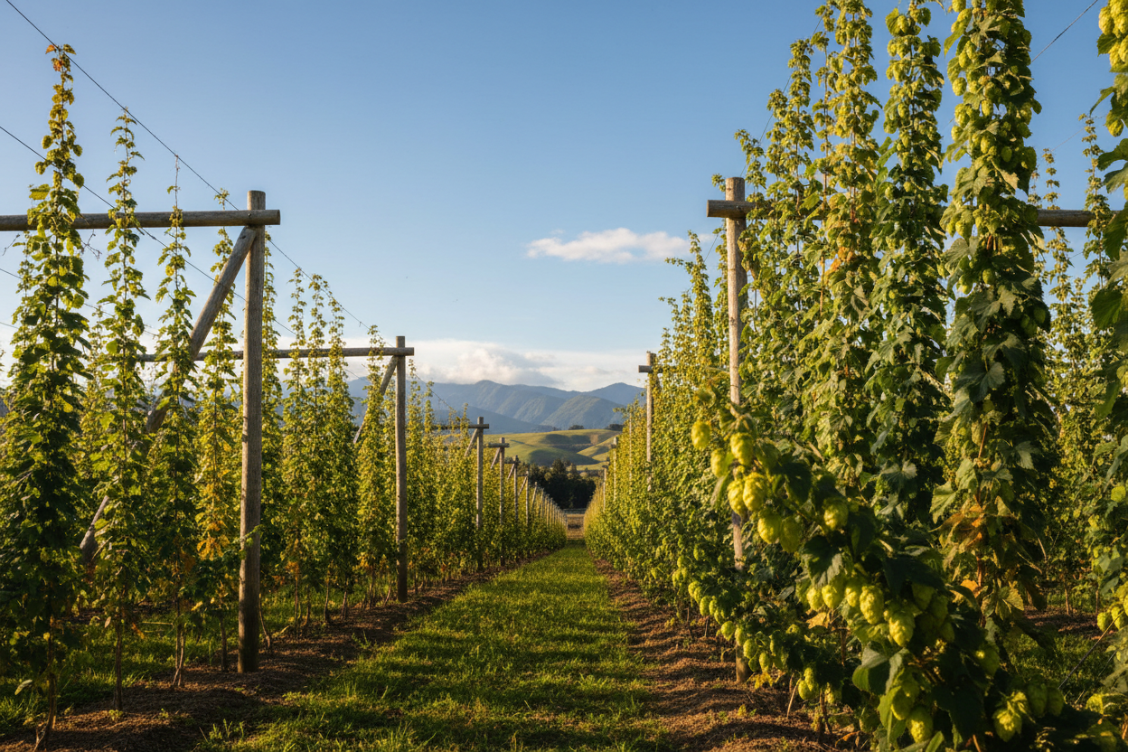 New Zealand Hops - The Fruits of a Pure Ecology