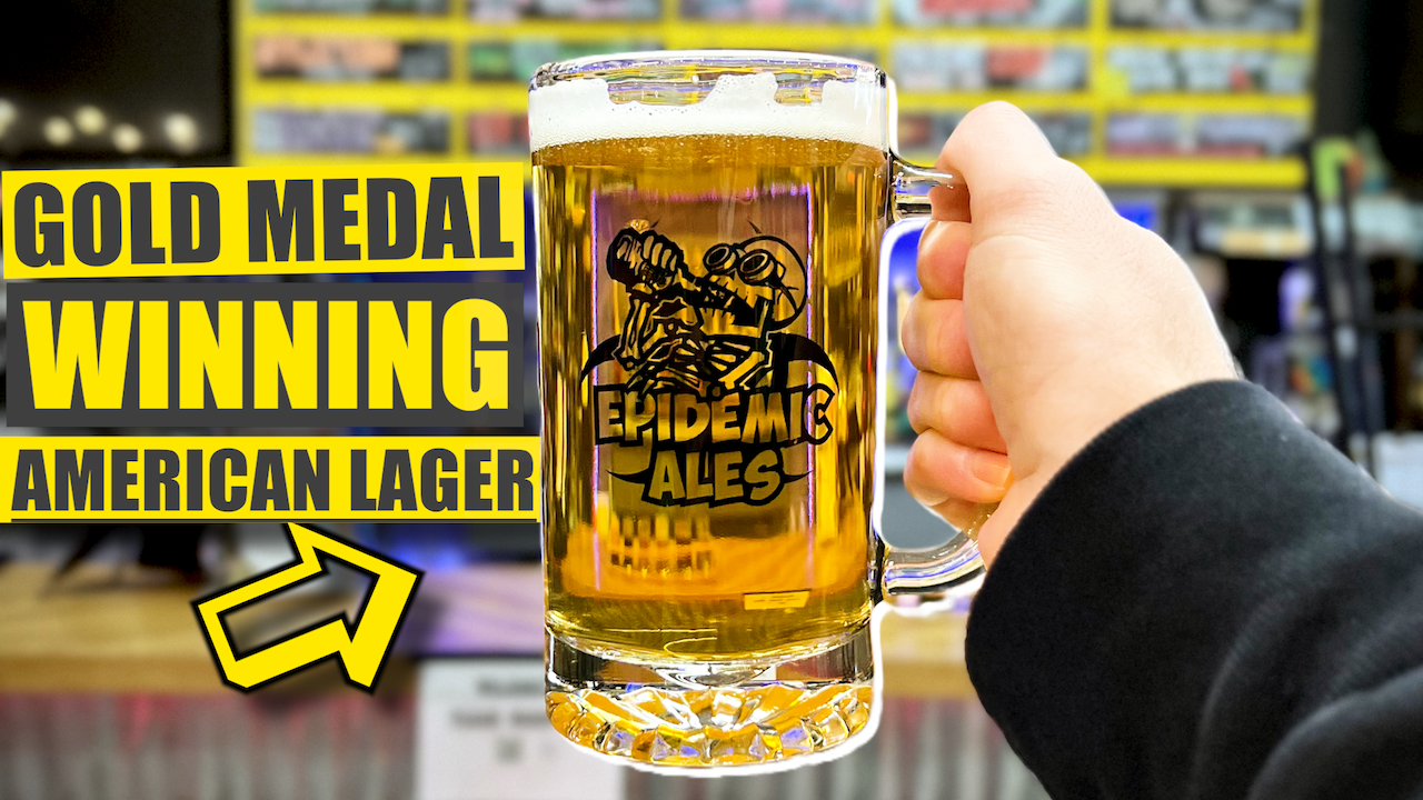 Brewing a GOLD MEDAL Winning AMERICAN LAGER with Epidemic Ales