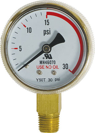 Gauge - Low Pressure (0-30 psi)