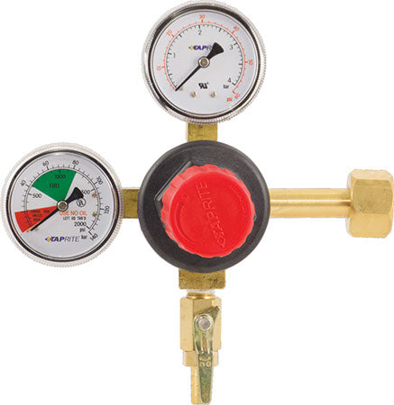 Taprite Dual Gauge CO2 Regulator - Premium
