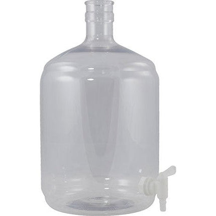 Plastic PET Carboy - 3 Gallon Ported (Spigot Not Included) - Open Box