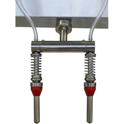 EnoItalia Wine Bottle Filler (Professional) - 6 Spout on Cart with Pump and Float Switch