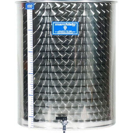 100 L Variable Capacity Tank - Flat Bottom - 1/2 in BSP Spigot