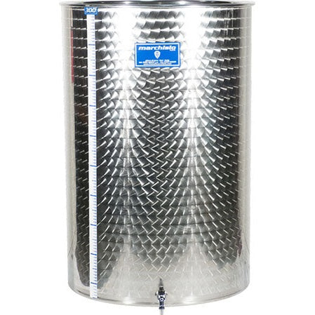300 L Variable Capacity Tank - Flat Bottom - 3/4 in BSP Spigot