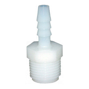Plastic- 1/2 in. MPT x  1/4 in. Barb