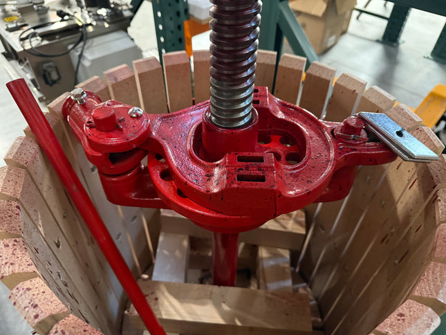 Marchisio Fruit Press | Wine Press | Ratcheting Basket Press | #45 - Scratch & Dent