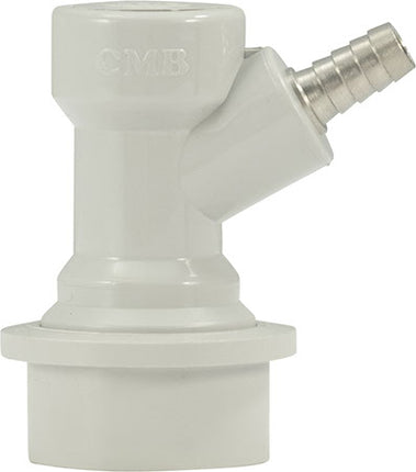 CM Becker - Ball Lock Quick Disconnect (QD) - Gas In (GRAY) - Barb