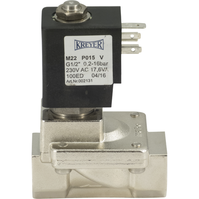 Solenoid Valve for Kreyer Fans - 230 v 1/2 in. 