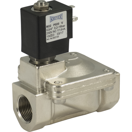 Solenoid Valve for Kreyer Fans - 230 v 3/4 in.