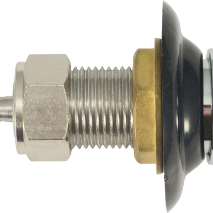 Faucet Shank - 2-1/8 in. Stainless with Nut & Nipple