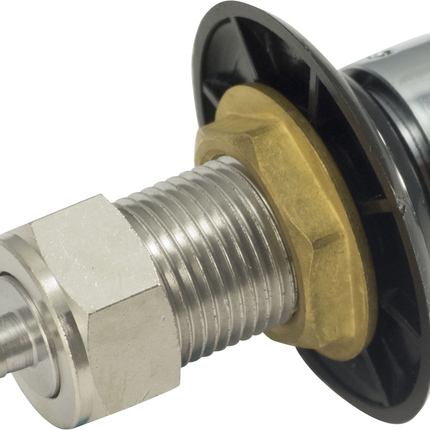 Faucet Shank - 2-1/8 in. Stainless with Nut & Nipple