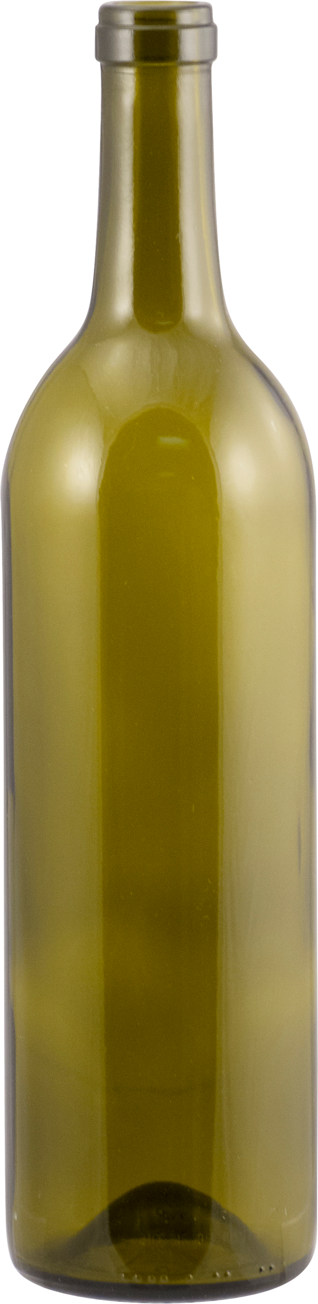 750 mL Antique Green Claret/Bordeaux Wine Bottles, Punted - Case of 12