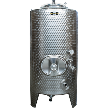 1250 l Speidel Sealed Tank with Manway, Top Hatch & Max Jacket