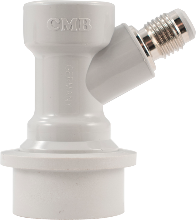 CM Becker - Ball Lock Quick Disconnect (QD) - Gas In (GRAY) - Flare