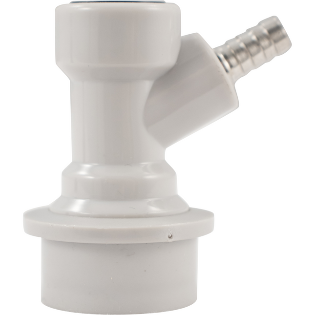 Ball Lock Quick Disconnect (QD) Gas In (GRAY) - Barb