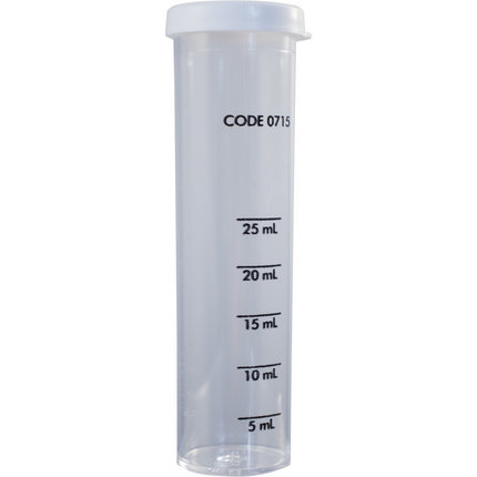 LaMotte Water Test Reagent - Plastic Test Tube - 5, 10, 25mL with Cap