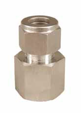 Stainless - 1/2 in. FPT x  1/2 in. Comp