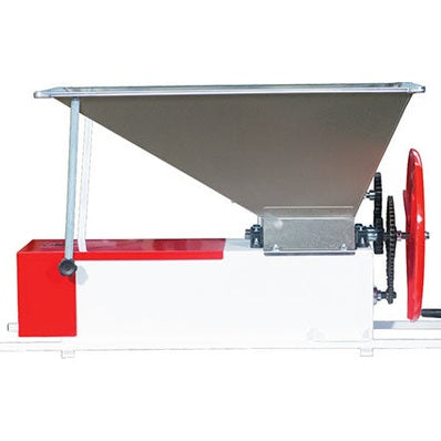 EnoItalia Manual Crusher Destemmer- S/S Bin, Agitator, & Flywheel - PLACEHOLDER