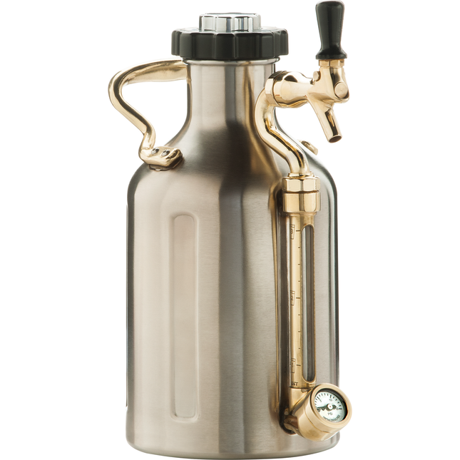 GrowlerWerks Pressurized SS Growler - 64 oz