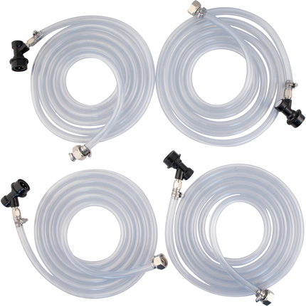 Komos Jockey Box Connection Kit - 4 Tap Ball Lock