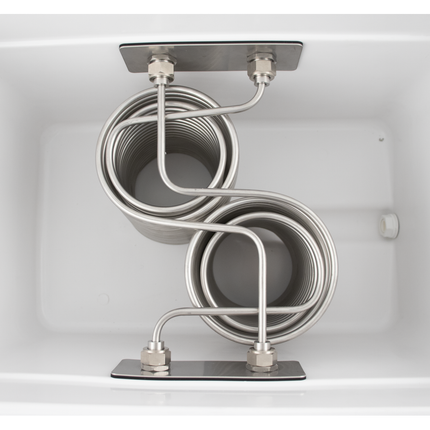 KOMOS Stainless 2 Tap Jockey Box - Rear Entry
