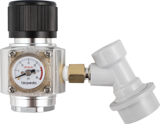 Mini CO2 Regulator Kit (Ball Lock Quick Disconnect (QD))