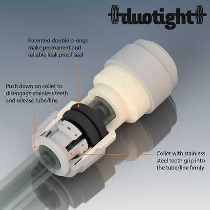 Duotight - 9.5mm (3/8) x 1/2 inch Male BSP