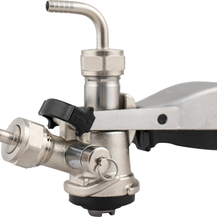 Tap - Stainless Steel Domestic D-Style Sanke Coupler With PRV (Economy) - Keg Coupler
