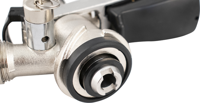 Tap - Stainless Steel Domestic D-Style Sanke Coupler With PRV (Economy) - Keg Coupler