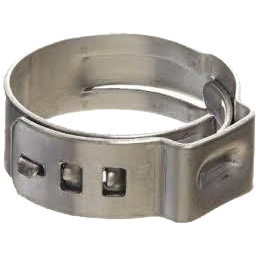 (Pack of 20) Stepless Clamp - Stainless - For 7/16" OD Tubing