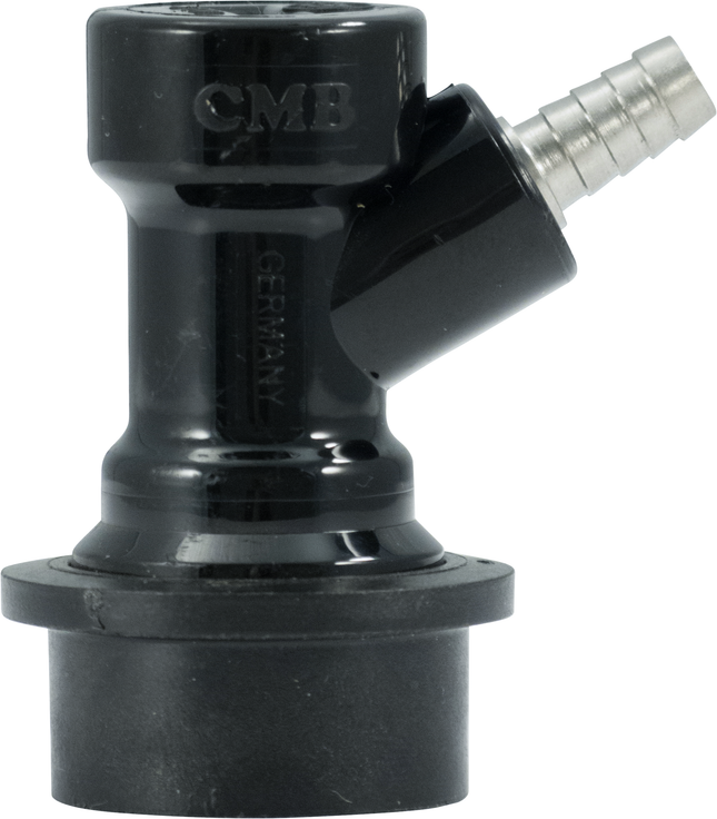 CM Becker - Ball Lock Quick Disconnect (QD) - Bev Out (BLACK) - Barb
