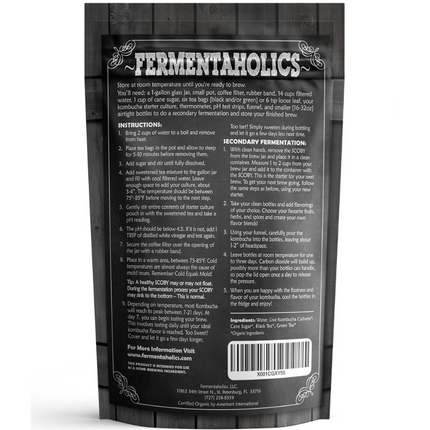 Fermentaholics - Classic Kombucha SCOBY - Starter Culture