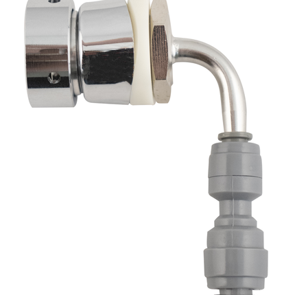 Faucet Shank - Short Tower Shank w/ Duotight Compatible Barb