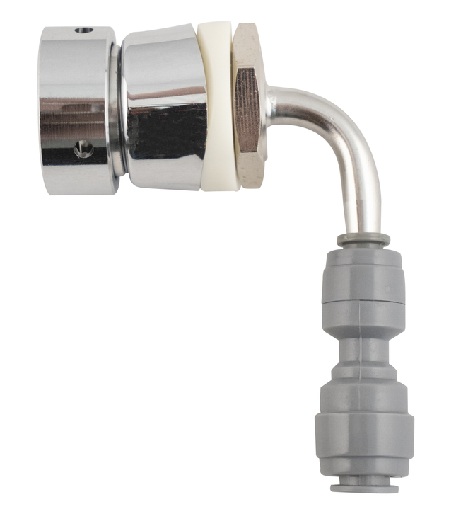 Faucet Shank - Short Tower Shank w/ Duotight Compatible Barb