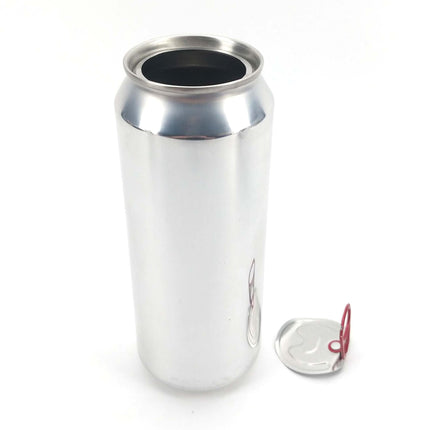 Can Fresh Silver Aluminum Cans (500ml/16.9oz) - Case of 207 - Full Aperture Lid
