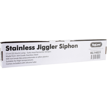 Easy Jiggler - Stainless Steel Auto Siphon Racking Cane