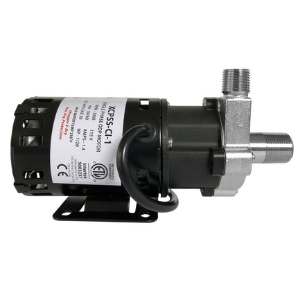 Chugger Pump - High Temperature Stainless Steel - X-Dry - Center Inlet Threaded