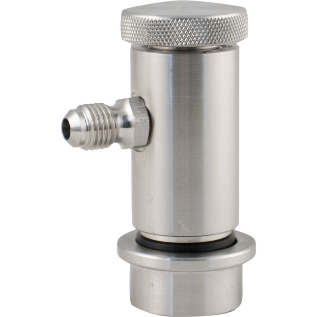 Ball Lock Bev Out w/ Flow Control (Stainless) - Flared