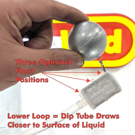 Floating Dip Tube Filter Attachment