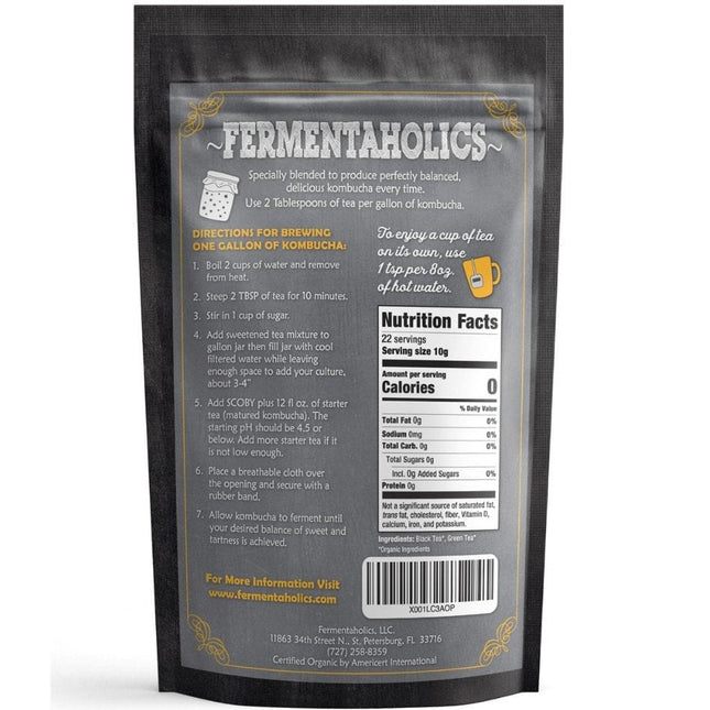 Fermentaholics - Classic Kombucha Tea Blend (Makes 22 gallons)
