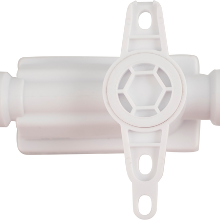 Duotight In-Line Plastic Regulator w/ Integrated Pressure Gauge (0-60 psi) - 8 mm