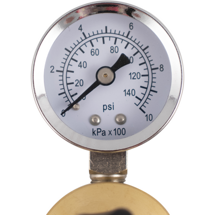 Dual Gauge Oxygen Regulator - For Disposable Tanks