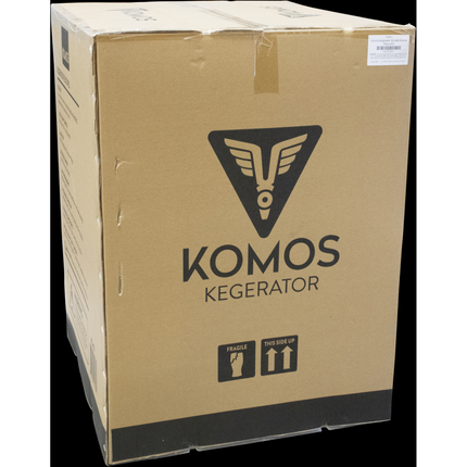 KOMOS® Kegerator | Digital Thermostat | Casters | Regulator | Fits 1 Half Barrel Keg or 4 Corny Kegs | No Tower - Scratch & Dent
