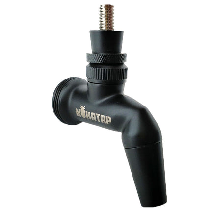 Nukatap Stealth Bomber Stainless Steel Faucet (Matte Black / Black Spout)