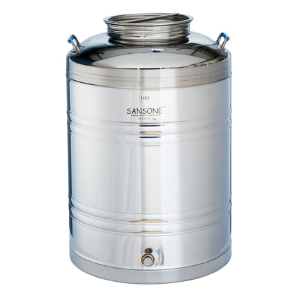 Sansone Stainless Fusti Tank - Eurowelded (Europa Model) - 100L