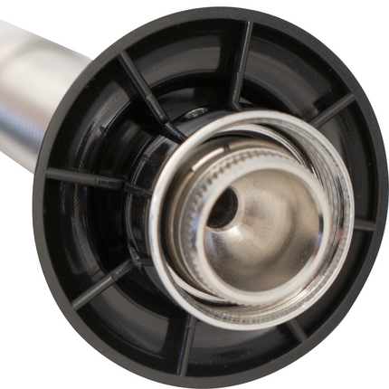 Faucet Shank - 4-1/8 in Stainless with Nut & Nipple