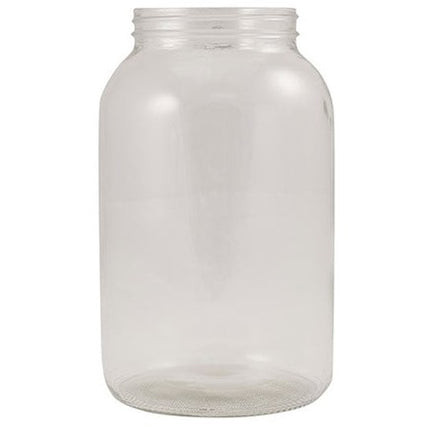 1 Gallon Glass Widemouth Jar - No Lid - Each (Lug Finish)