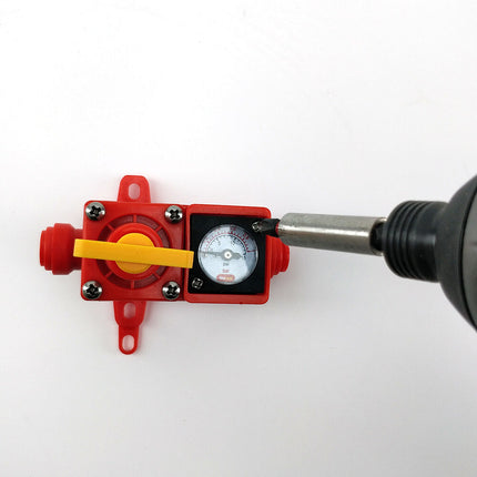 Blowtie 2 Diaphragm Spunding Valve - Adjustable PRV w/ Integrated Gauge (0-15 psi) - 8mm Duotight