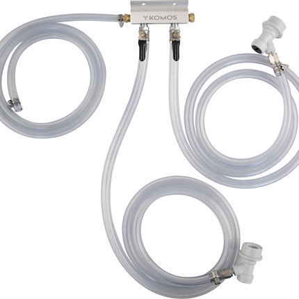 Komos Jockey Box Connection Kit - 2 Tap Ball Lock