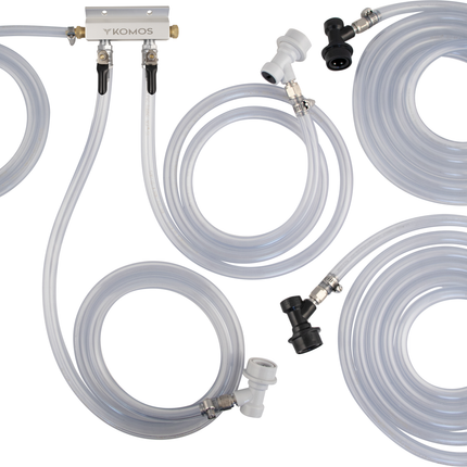 Komos Jockey Box Connection Kit - 2 Tap Ball Lock